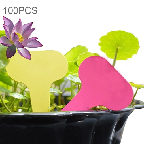 Wewoo Étiquette Jardinage 100 PCS Florale De Étanche petite carte Insérer En Pot Étiquette, Livraison Couleur Aléatoire