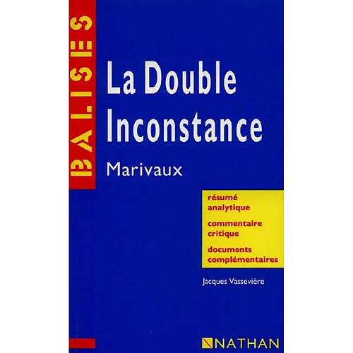 La double inconstance, Marivaux · Occasion