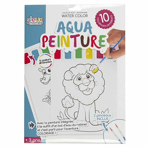 Paris Prix Lot de 10 Feuilles de Peinture Eau 21x28cm Blanc