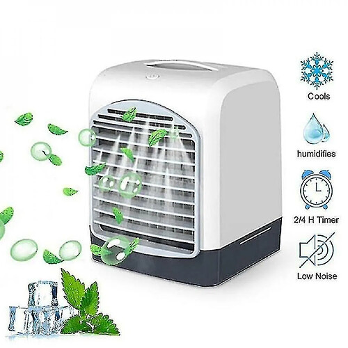 Mini Climatiseur de Bureau Portable Usb Petit Ventilateur Humidificateur De Refroidissement Refroidisseur d'air d'Aromathérapie