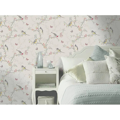 DUTCH WALLCOVERINGS Papier peint Phoebe Lilas