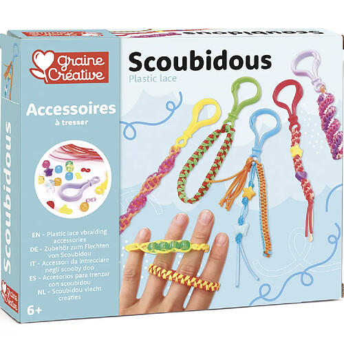 Graines Creatives Kit de scoubidous porte cles