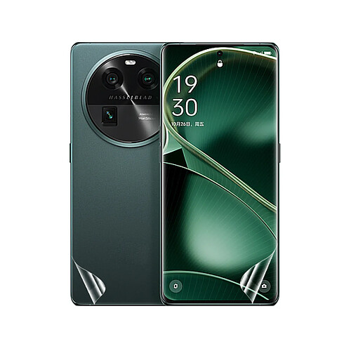 PHONECARE Film Hydrogel Full Cover Avant et Arriére pour Oppo Find X6 Pro - Transparent