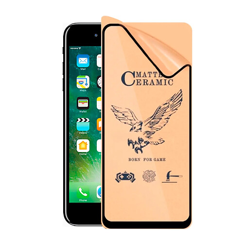 PHONECARE Film de Verre Trempé CeramicGlass Full Cover pour iPhone SE 2020