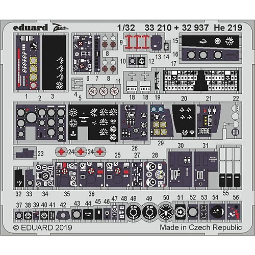 He 219 for Revell - 1:32e - Eduard Accessories