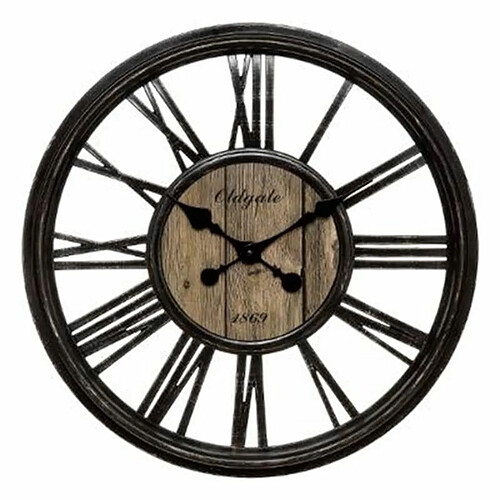 Horloge Murale Vintage Liam 44cm Noir