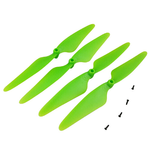 Pelles à quatre pièces pour hélices pour hubsan x4 h502e h502s rc quadculter partie verte