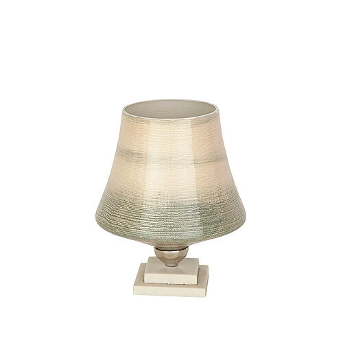 Vase Romimex Beige Gris verre Marbre 22 x 27 x 22 cm