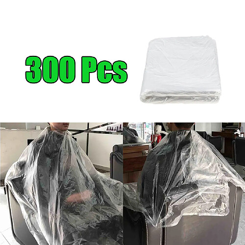 300x Cape de Coiffure Jetable - Imperméable à l'Eau