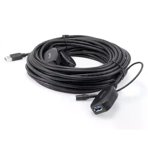 Câble d'extension actif USB 3.0. 15,0M - Noir