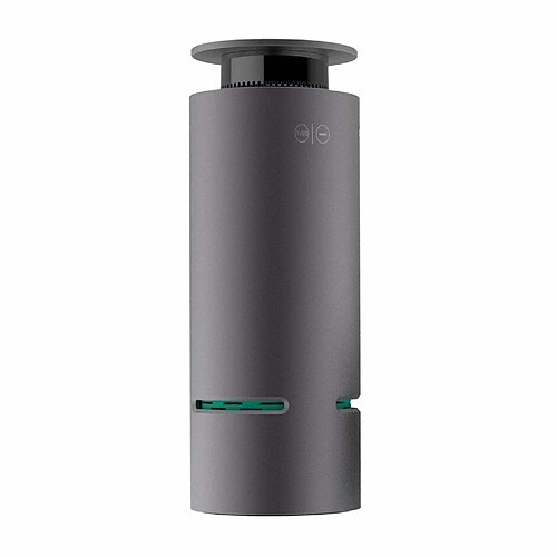 Justgreenbox Mini purificateur d'air portable avec HEPA pour le bureau de cuisine de chambre à coucher à la maison, Argent