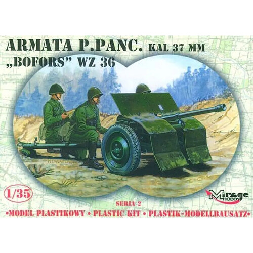 37 mm BOFORS Panzerabwehrkanone - 1:35e - Mirage Hobby