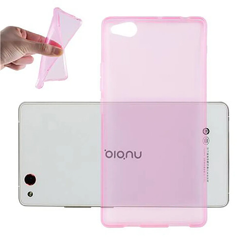 Cadorabo Coque ZTE Nubia Z9 MAX Etui en Rose