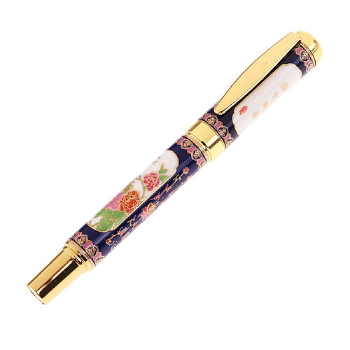 Stylo Encreur Classique D'encre De Stylo De Porcelaine De 0.5mm Pour Le Bureau / étudiant