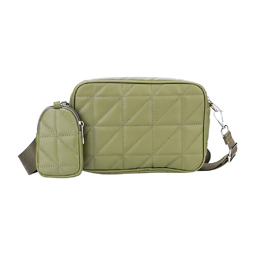 Eko Sac bandoulière avec pochette Modèle Camélia Vert