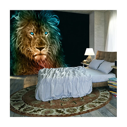 Artgeist Papier peint - Abstract lion [350x245]