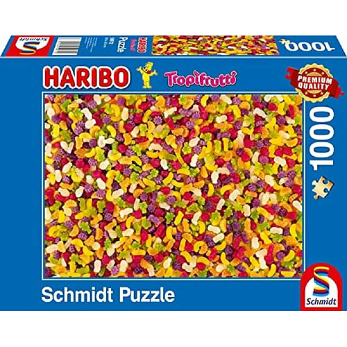 Schmidt Spiele- Haribo Tropifrutti Puzzle 1000 pièces, 59972, coloré