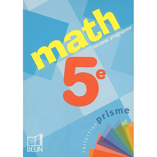 Math 5e, nouveau programme · Occasion