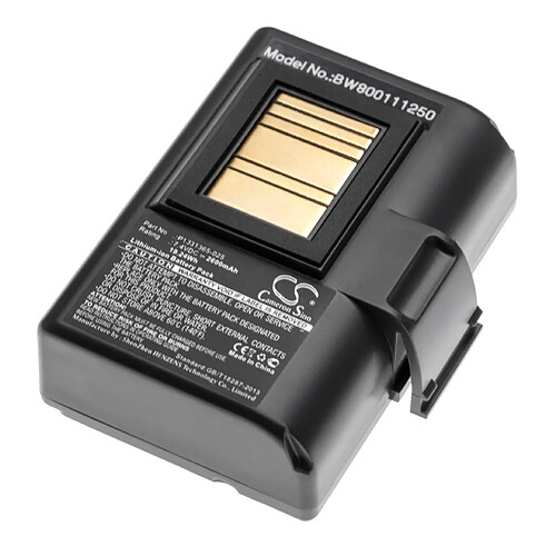 vhbw batterie compatible avec Zebra QLn320HC, ZQ610, ZQ610HC, ZQ620 imprimante photocopieur scanner imprimante à étiquette (2600mAh, 7,4V, Li-Ion)