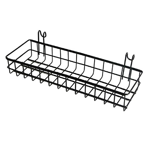 Métal Tenture Murale Panier De Rangement Étagère Rack Holder Organisateur Accueil Ornements