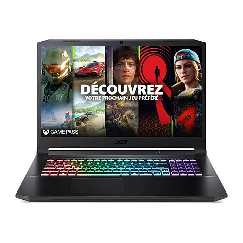 PC Portable Gaming - ACER - Nitro 5 AN517-54-57SF -17,3 FHD IPS 144Hz -Core i5-11400H -RAM 16Go -512 Go SSD -RTX 3070 -Sans wind