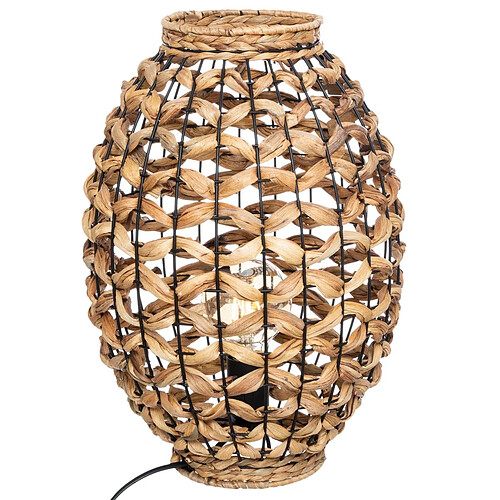 Atmosphera, Createur D'Interieur Lampe Jacinthe Sand Nature H 40 cm - Atmosphera