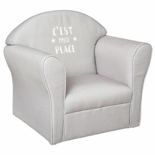 Fauteuil Enfant Classique 49cm Gris