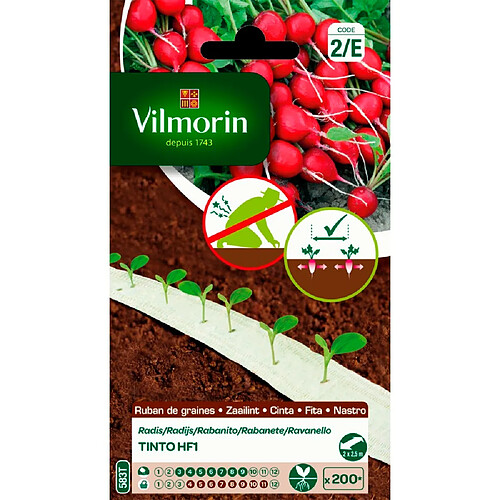 Graines Ruban Radis Tinto 5m VILMORIN