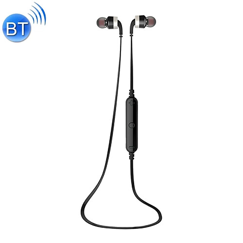 Wewoo Ecouteur Bluetooth pour iPhone sans fil Sport écouteurs stéréo avec contrôle de micro support Handfree Appel Samsung HTC Sony et Smartphones Argent