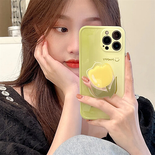 GUPBOO Étui pour iPhone11ProMax étui pour téléphone portable tulipe dégradé doux japonais et coréen pour femme