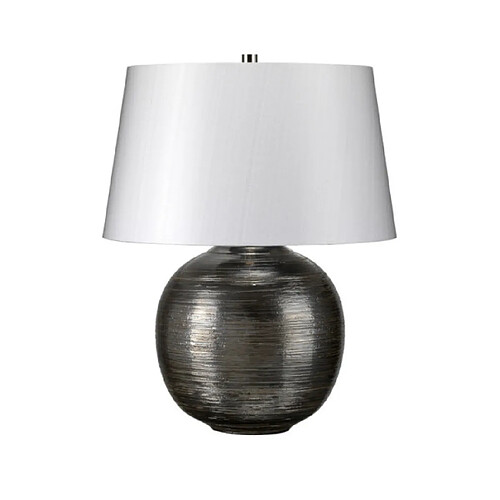 Elstead Lighting Lampe de table Caesar Porcelaine Argent