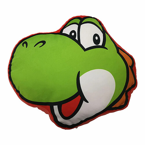 coussin 3D Super Mario Yoshi 40 x 40 cm