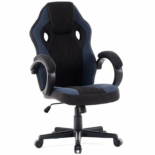 Sense7 SENSE 7 Prism | Siège Gamer Fabric Gaming Chair noir et bleu