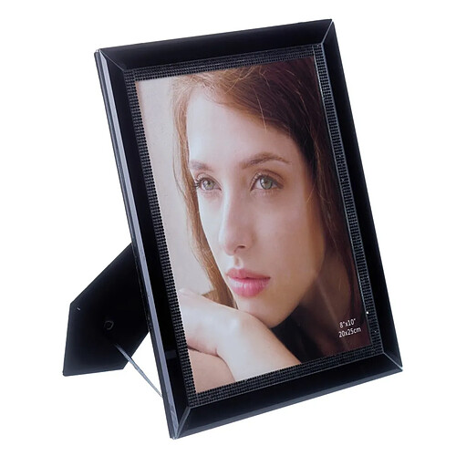 BigBuy Home Cadre photo Verre 25,5 x 1,5 x 30,5 cm Noir Traditionnel