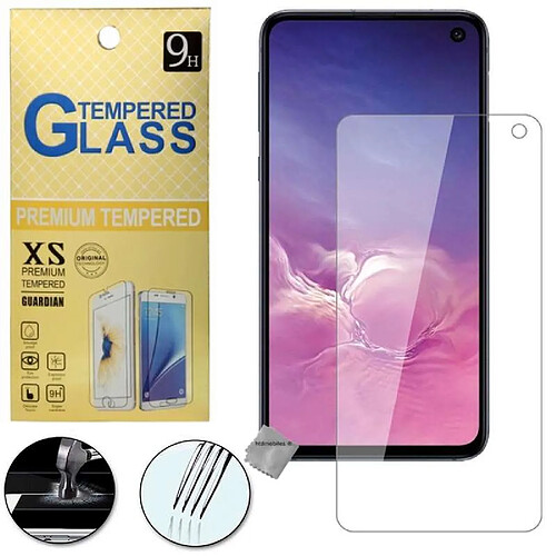 Htdmobiles Film de protection vitre verre trempe transparent pour Samsung Galaxy S10e