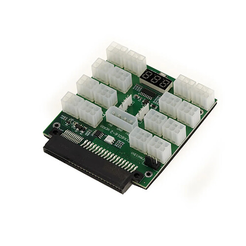 Kalea-Informatique Breakout Board pour Alimentation DELL avec connecteur 18+12 broches - 16 x P6 - Compatible séries 750 1100 2000 - Avec synchronisation