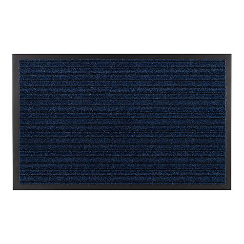 RUGSX Paillasson antidérapant pour les mètres courants DURA 5880 extérieur, intérieur, sur caoutchouc - bleu 50x80 cm