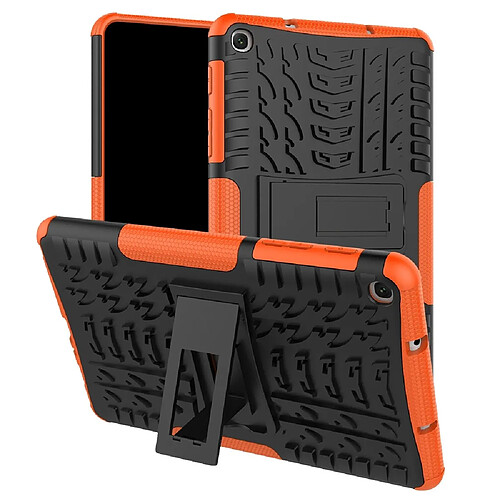 Wewoo Housse Coque antichoc TPU + PC pour Galaxy Tab A 8 2019 P200 / P205avec support Orange