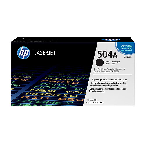 HP 504A Black Original LaserJet toner cartridge