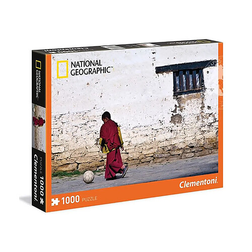 Clementoni Puzzle 1000 Pièces Jeune Moine Bouddhiste National Geographic Multicolore