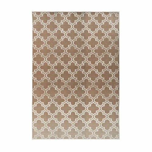 Paris Prix Tapis Vintage Fait Main Monroe I Taupe 81 x 150 cm