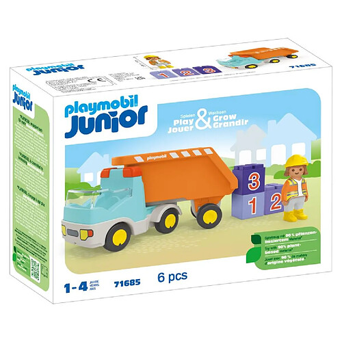 Playmobil® 71685 - Playmobil junior - Camion benne