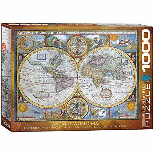 Eurographics Nouvelle carte prAcise du puzzle du monde (1000 piAces), 6000-2006