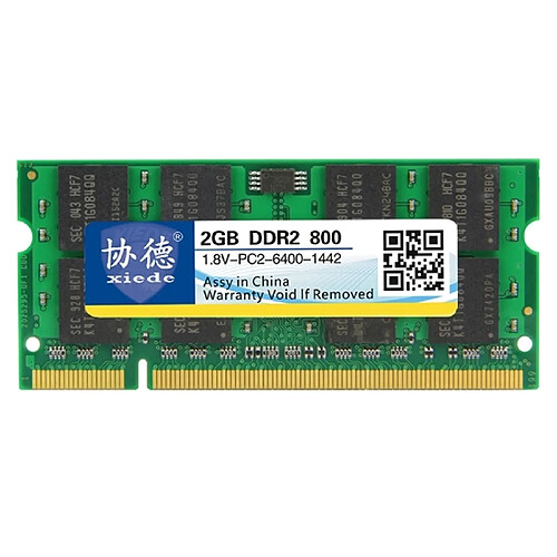 Wewoo Mémoire vive RAM DDR2 800 MHz 2 Go Module de avec compatibilité totale