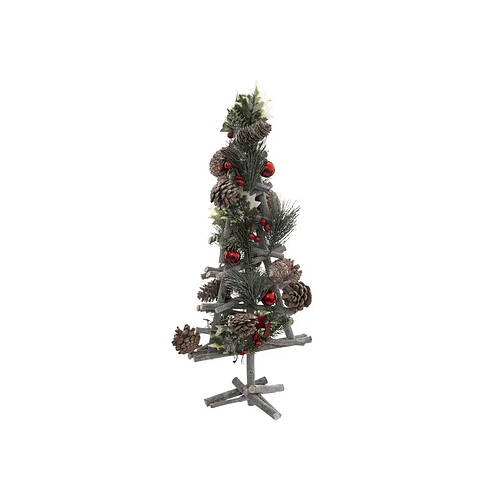 Sapin nature avec branche rouge 55cm - FEERIC CHRISTMAS