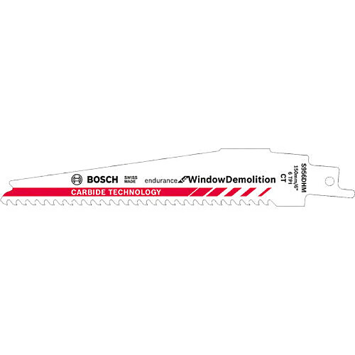 Bosch Lame de scie sabre S956DHM endurance for WindowDemolition, 10 pièces Carbide endurance for Window Demolition