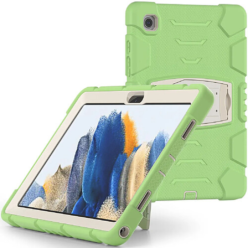 Coque en silicone antichoc, anti-rayures avec béquille Matcha vert pour votre Samsung Galaxy Tab A8 10.5 (2021) X200/205