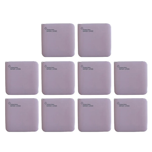 Sac De Rangement Portable Pour Masque Facial, Prévention De La Pollution, Rose Anti-poussière 10pcs