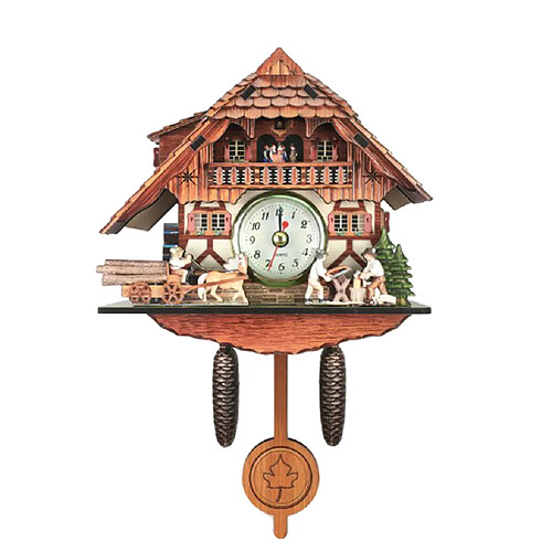 antiquité coucou horloge murale horloge en bois vintage décor à la maison excellent cadeau g