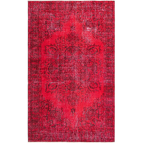 Vidal Tapis de laine 262x160 rouge Ultra Vintage